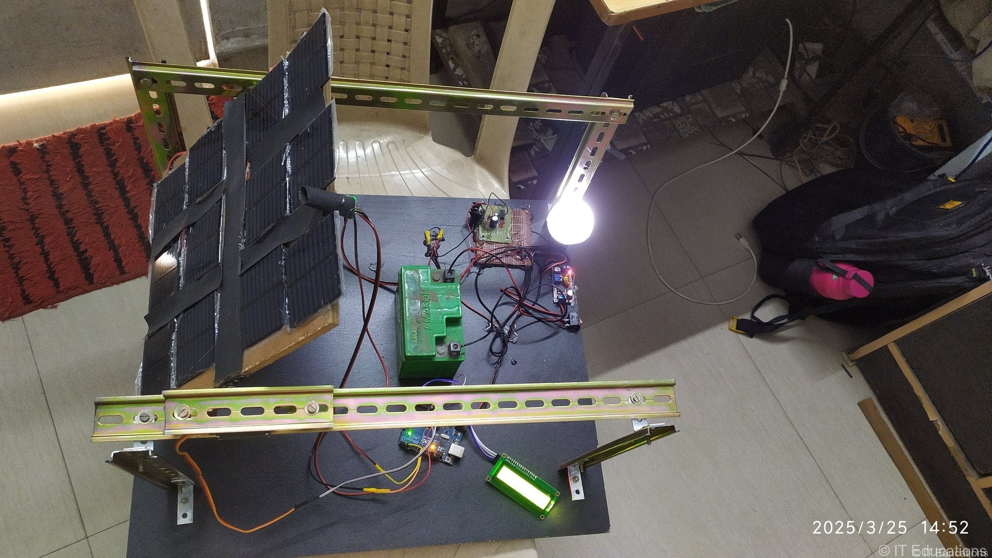 Engineering Project Maker in Nagpur - IOT Sun Tracking Solar Panel Project
